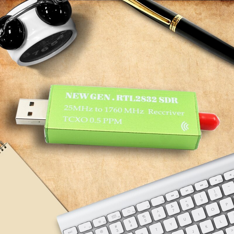 USB Adapter RTL-SDR RTL2832U + R820T2+ 1Ppm TCXO TV Tuner Stick Receiver