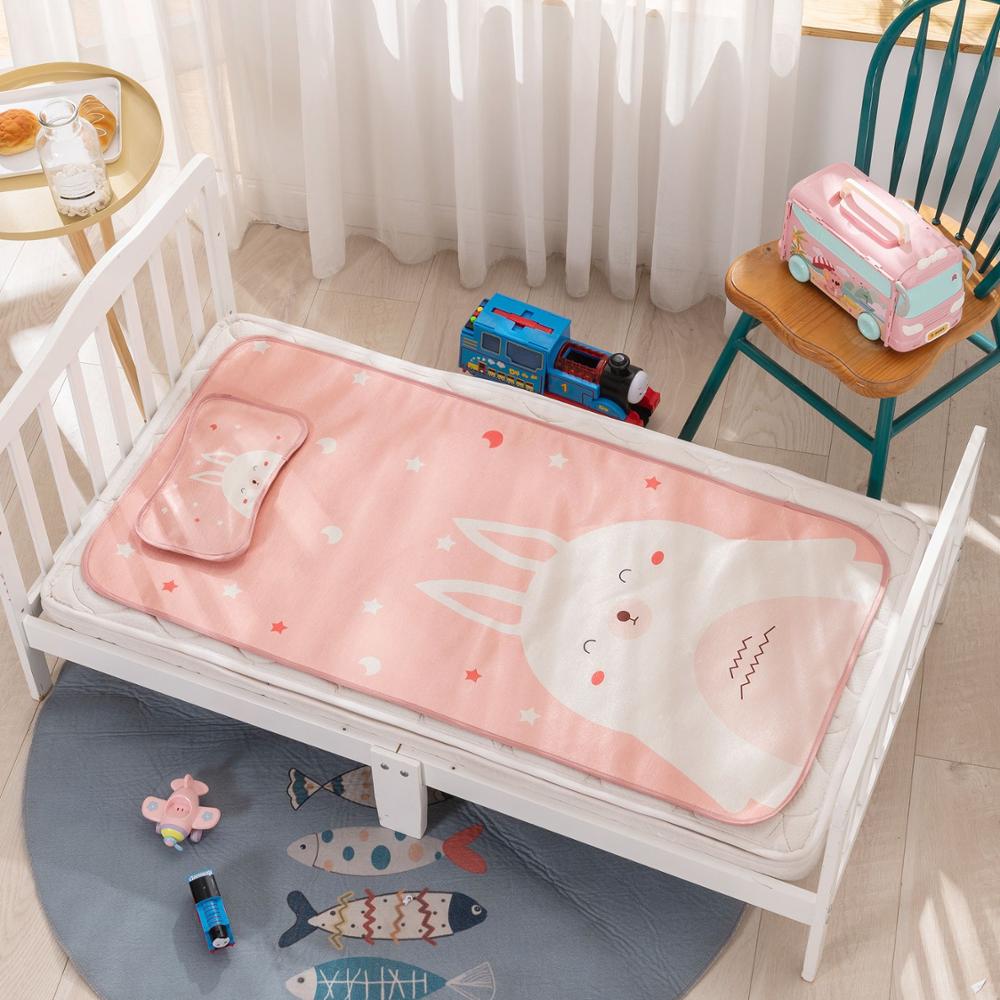Cartoon Baby Mattresses Summer Cool Sleeping Mat Breathable Mattress Pads Toddler Crib Cot Cozy Nap Pads Infant Bear Bed Mat: G