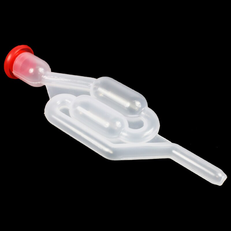 One-Way Wine Airlock Beer Brewing Fermentation Exhaust Check Valve Plastic Air Lock Water Seal Homemade Winemaking Tools