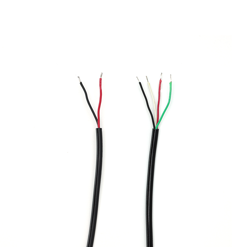 Câble d'alimentation 30cm, 2 broches USB 2.0 A femelle mâle, prise de fil à 4 broches, connecteur d'extension de cordon de chargement, ligne 5V à monter soi-même