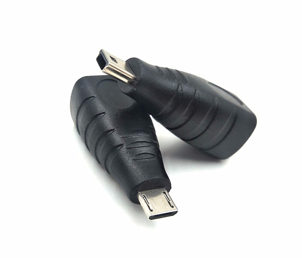 USB Type B Female Plug Printer Adapter, USB B Female Scanner to Micro USB Male and Mini USB Male High Speed Connector for Phones