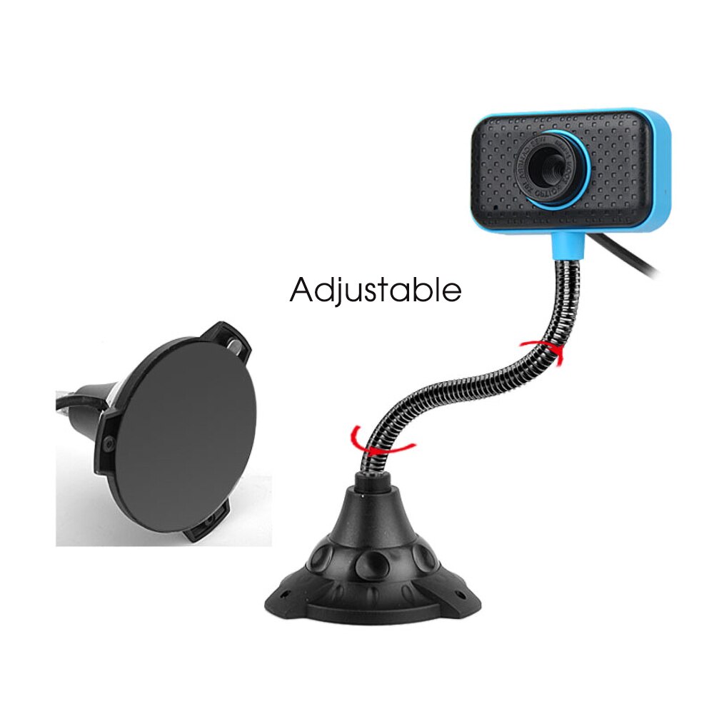 Kebidu computer hd webcam kameraer usb 2.0 50.0m pc kamera web cam med mikrofon til pc laptop kamera desktop computer tilbehør