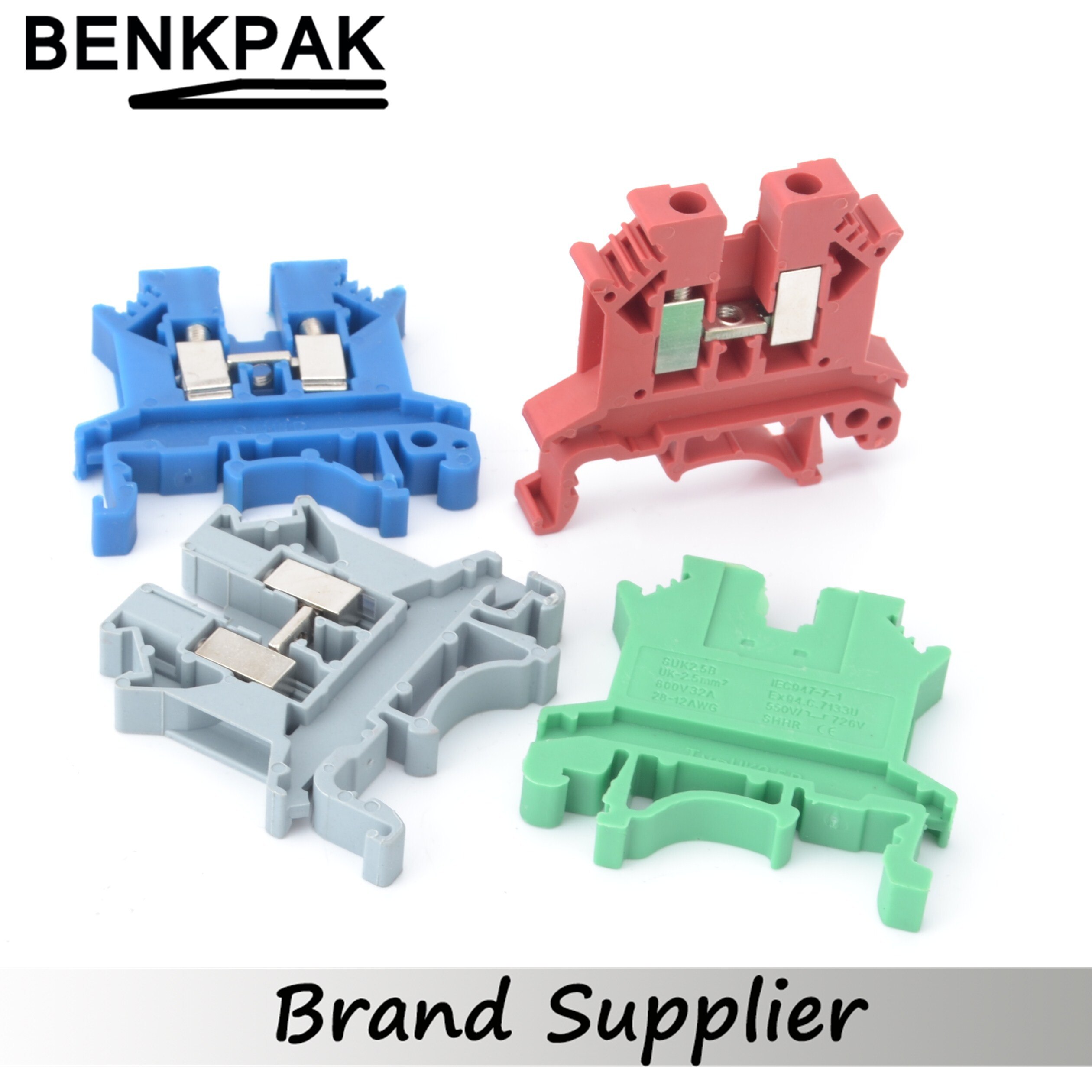 UK2.5B Screw Ground Terminal Block