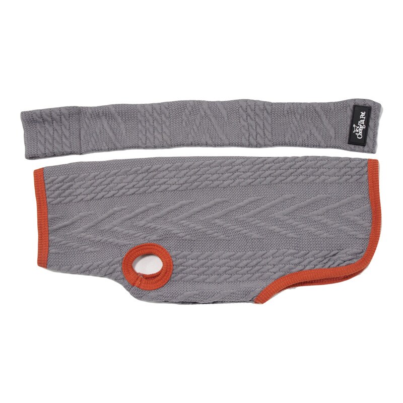 [2021 gorąca sprzedaż] nowy zimowy kot sweter świąteczny i wiosenny festiwal świąteczne ubranka dla kotów ciepłe noworoczne ubrania zimowe: szary / L