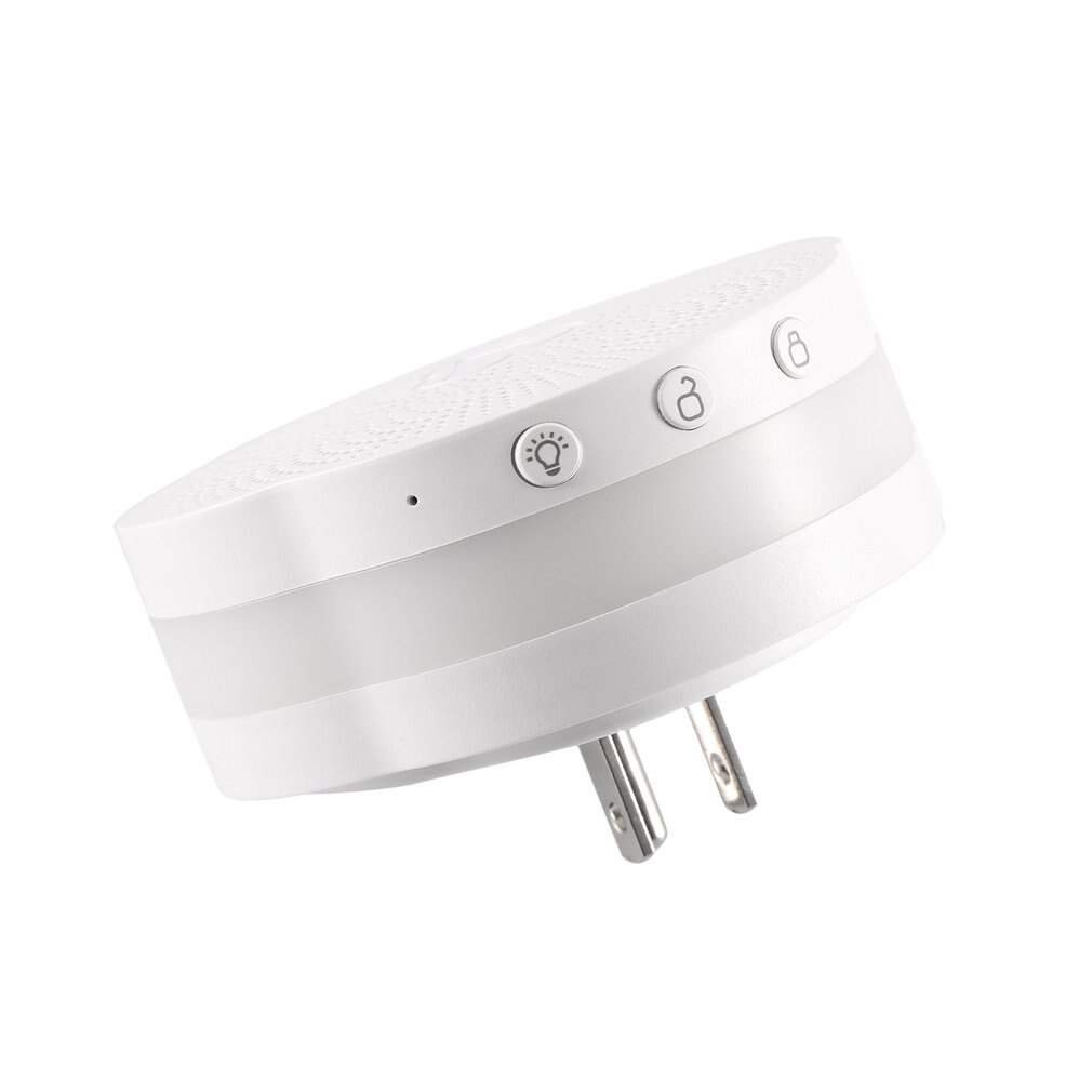 Gs-Dml Doorbell & Night Light Alarm System Built-In 4.0 Us Plug Support Door Contact/Pir Motion Sensor Voice Prompt