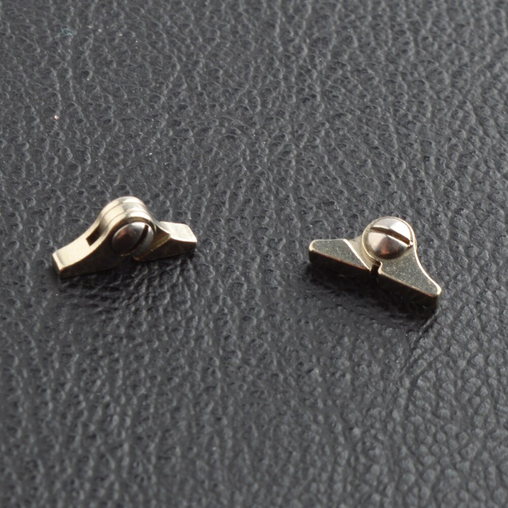 1 paire charnière de lunettes haute Nickel 1.6mm de large forte charnière de soudure de lunettes pour la réparation de cadre optique