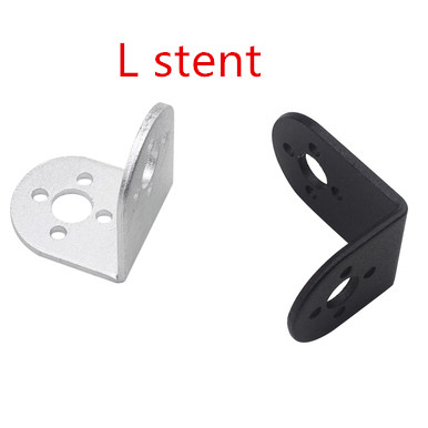 Servo Bracket For Standard Servo Steering Bearing Bracket To DIY Humanoid Robot Arm Robotic Part Accessory Platfrom U Beam L Toy: L shape bracket