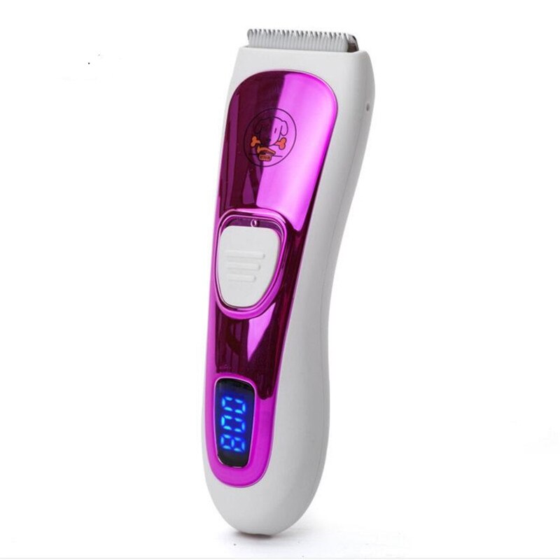 Washable Electric Baby Hair Trimmer Children LCD Haircut Machine Styling Ceramic Razor Child Hairdressing Clipper Haircut Shaver