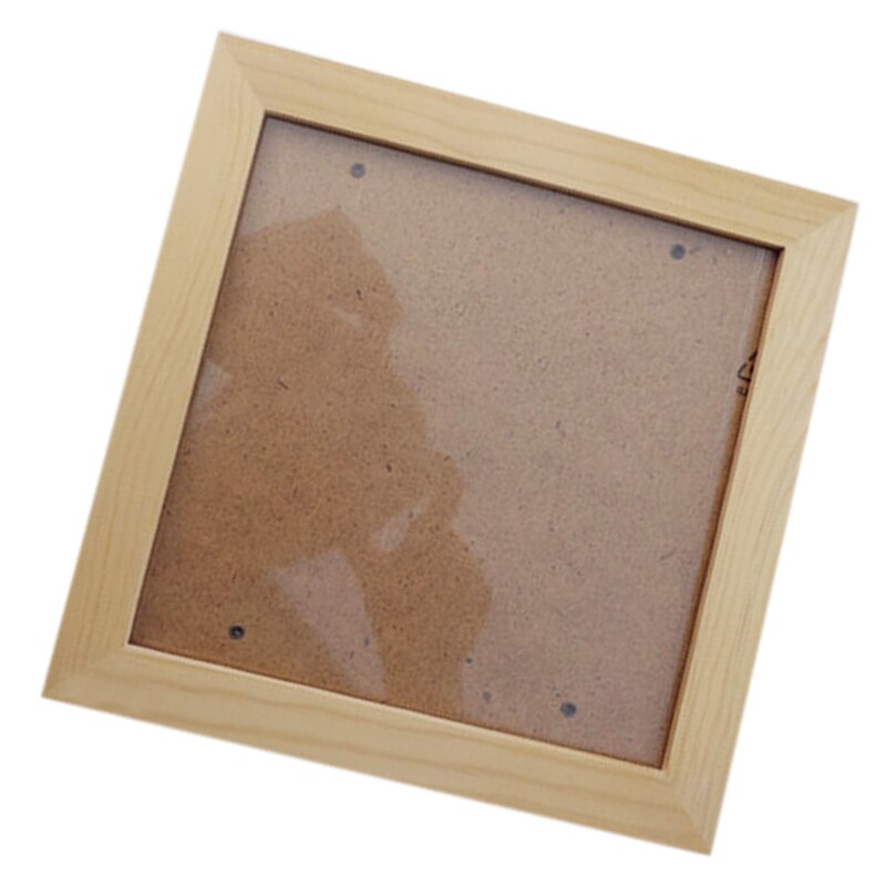 Vierkante Dikke Grenen Houten Fotolijst Muur Fotolijst (Hout Kleur, 6 Inch)