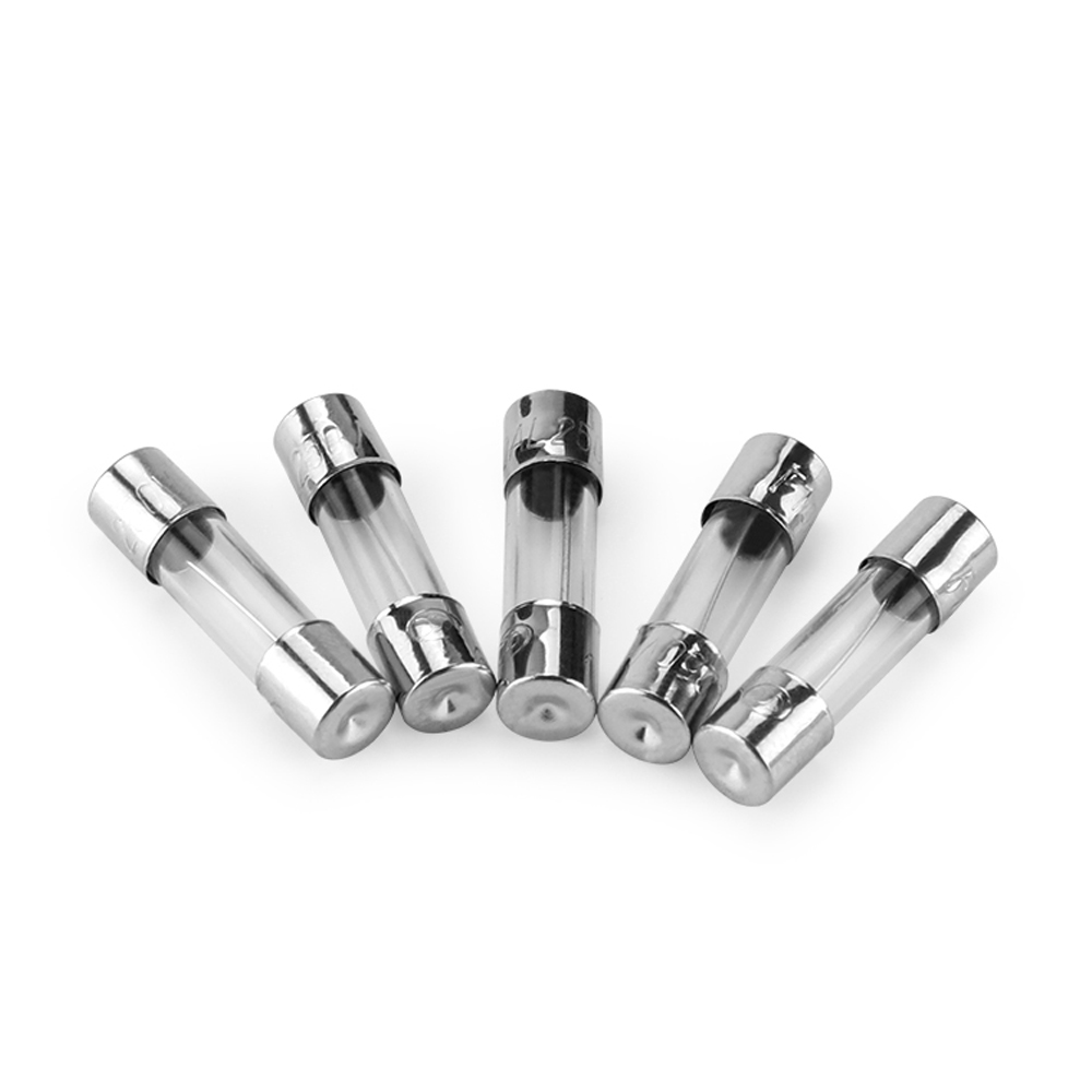 Fusible de tubo de vidrio de soplado rápido, 10 Uds., 5x20mm, 250V, F0.2A, 0,5a, 1A, 2A, 3A, 5A, 6A, 8A, 10A15A, kits surtidos de fusibles de tubo de vidrio de soplado rápido