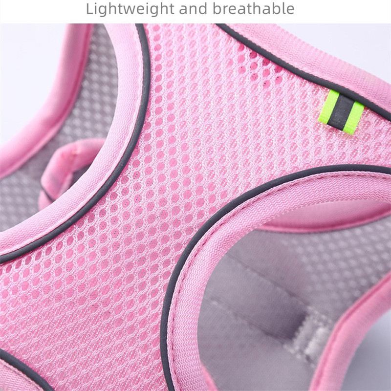 Hond Harnas Vest Met Leiband Voor Kleine Honden Verstelbare Pet Borstband Hond Kat Halsbanden Outdoor Wandelen Lead Riemen XXS-L harnas