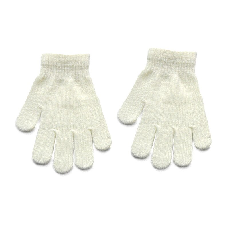 Kinderen Winter Warme Handschoenen Acryl Vinger Kinderen Warme Handschoenen Voor 7-11 Jaar Oud Kind: 12