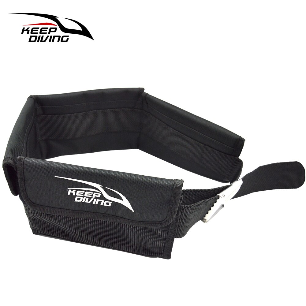 Adjustable Diving Weight Belt Pouch - Stainless Steel Buckle - Scuba Gear Storage - Dive Equipment Accessory