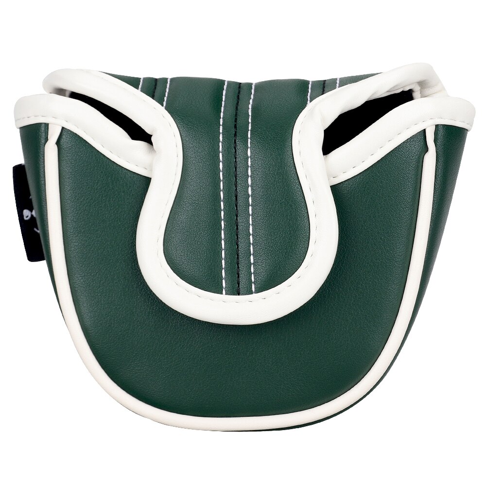 Golf Mallet Headcover Putter Cover Magnetic Lucky Clover Half Mallet Headcover