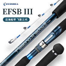 Ecooda Feiying Offshore Boat Fishing Rod Sea Fishing Luminous Fishing rod 1.6/1.8/2.1/2.4/2.7M Ocean Boat Rod