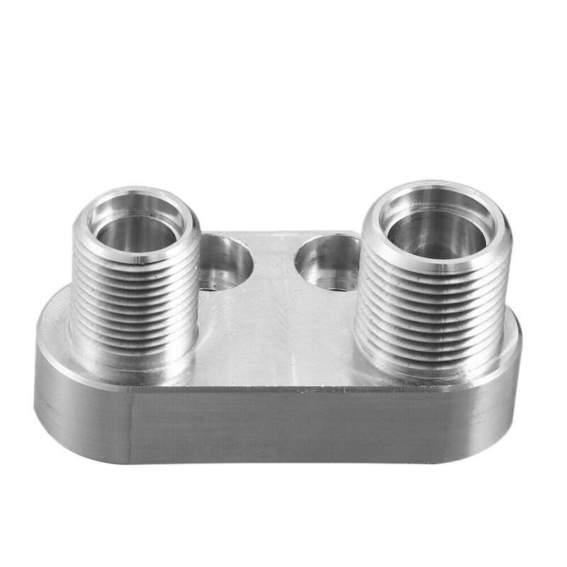 TopBillet Aluminum Precision Works AC Compressor Adapter Fitting with Screws for Sanden SD7B10 7176