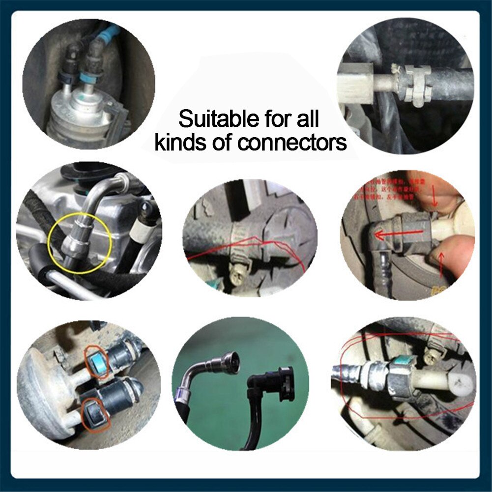 General Automobile Gasoline Pressure Gauge Oil Pressure Fuel Pressure Gauge Test Meter Test Gasoline Pressure Tool Quick-C