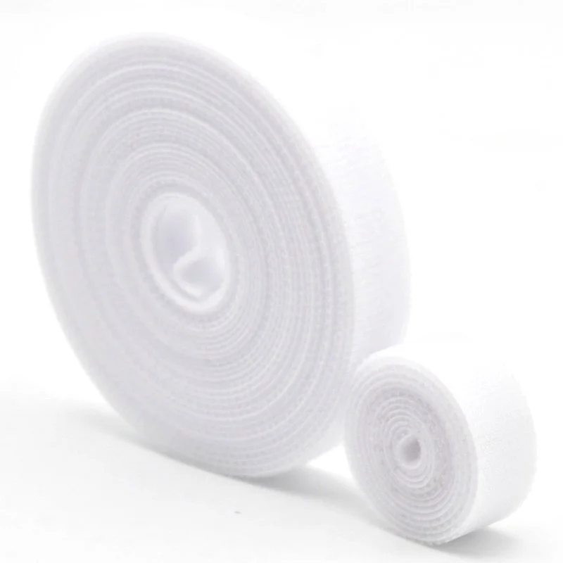 5M/Roll Reusable Fastening Tape Cable Ties Double Side Adhesive Hook and loop Strips Cable Management Tape 10/15/20/30/38/50mm: 60mm / black