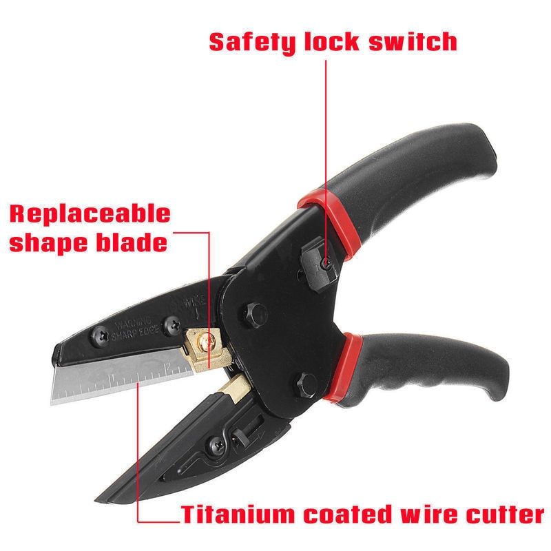 Multi-Function 3 In 1 Cutter Multi Tool Pliers Hand Tools Garden Pruning Pliers Power Cut Cutting Tool with Built-In Wire Cutter