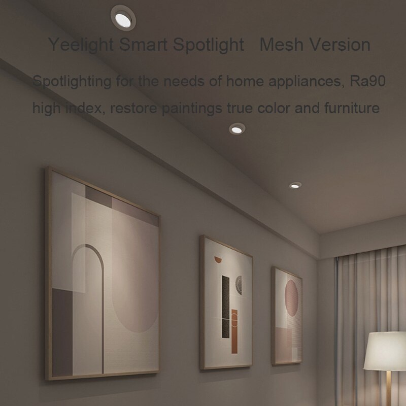 Original Yeelight Downlight, Smart E27 Bulb, Smart E14Candle Bulb ,Spotlight Bluetooth Mesh Edition Work with MIHomes App