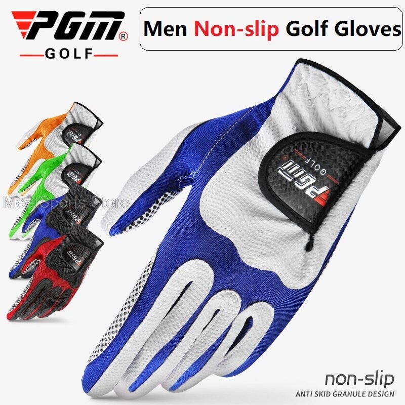Guantes de Golf para hombre, manoplas deportivas antideslizantes, suaves y transpirables, para mano izquierda y derecha, 5 colores, 1 ud.