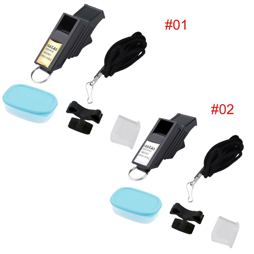 Silbato portátil de alto decibelio para exteriores, silbato de ABS para entrenamiento de árbitro , fútbol, baloncesto, voleibol, 1 Uds.