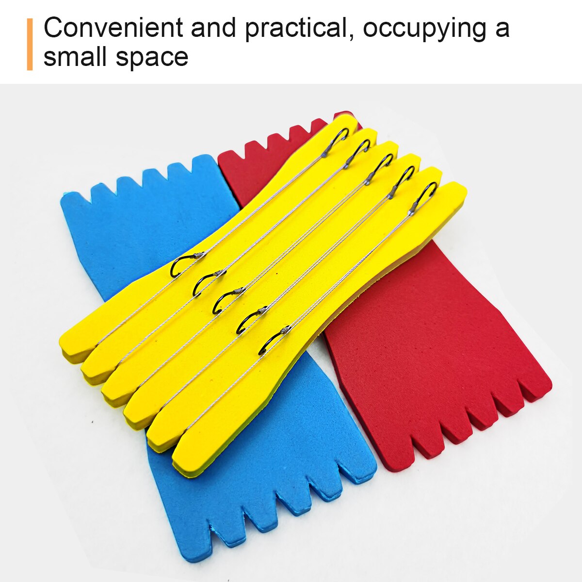 10PCS EVA Foam Fish Line Winding Line Storage Boards Line Fishing Lure Trace Wire Leader Swivel Fishing Tackle