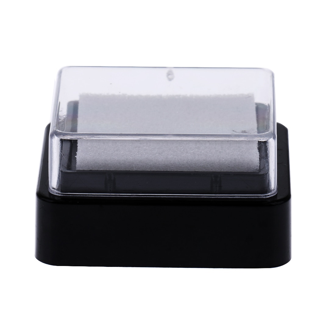 10x almohadilla de tinta seca sin colores en la esponja para sellos tela madera manualidades de papel