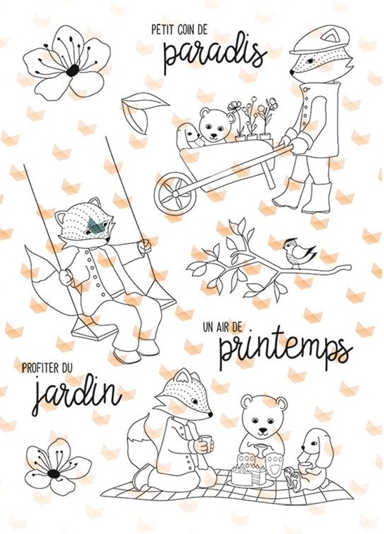 French Clear Stamp for Scrapbooking Transparent Si... – Grandado