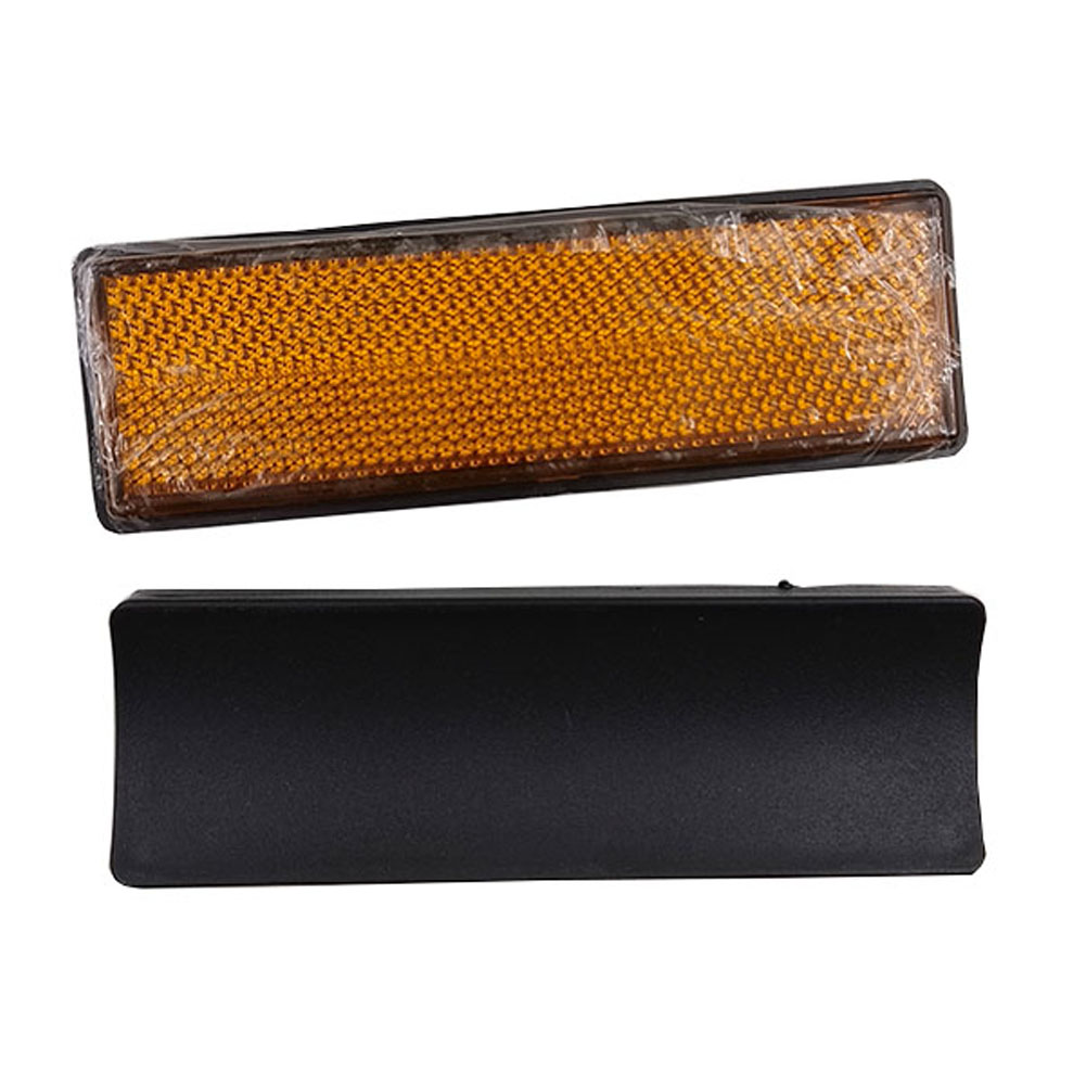 Universal- Für ATV Schmutz Fahrrad Rolle 2 Stücke Motorrad Rechteck Kunststoff Reflektoren Gabel Bein Reflektor Reflektierende Aufkleber