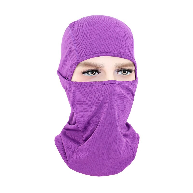 Gittergewebe Lycra Radfahren Maske voll Gesicht Schild Sport Lauf Jagd Fahrrad Schal Männer Frauen Hals Wärmer Sturmhaube Kopf Abdeckung Bandana MTB