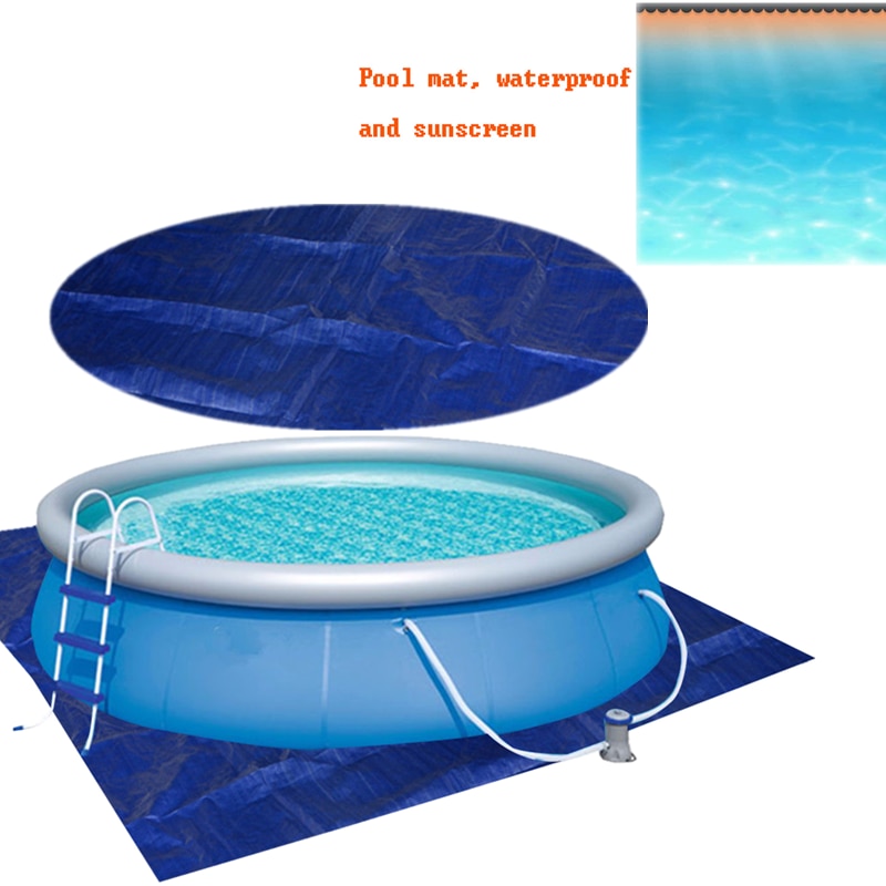 Piscine hors sol toile de sol piscine gonflable piscine epaissir housse pliable accessoire tapis de piscine cache poussière anti-pluie