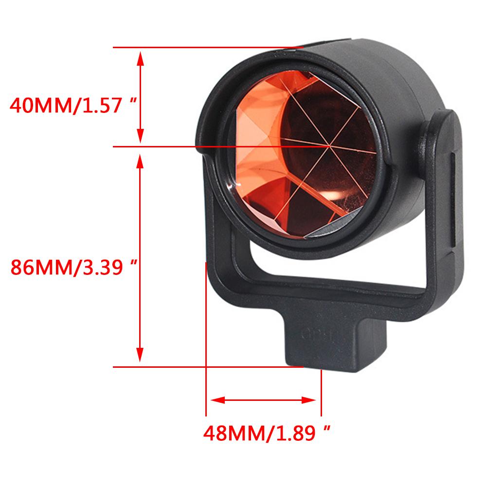 Single Round Prism Reflector Set for Total Station Replacement of Leica CPIII GPH1 GPR1 #40