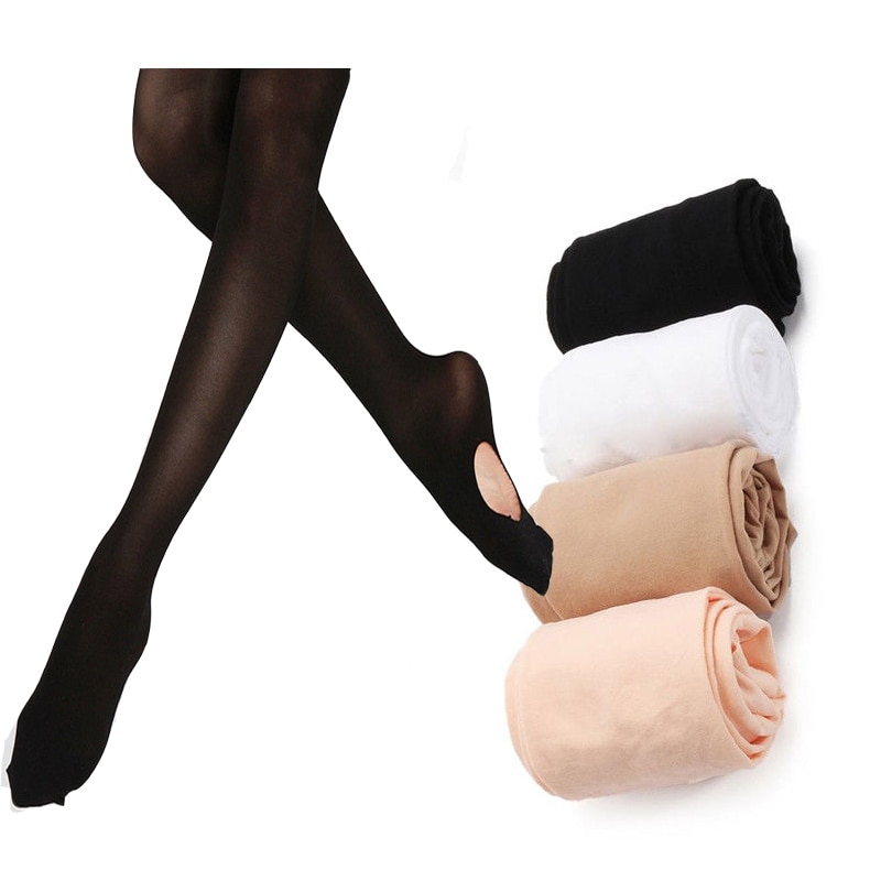 Kids Girls Teenager Convertible Tights Dance Stocking Ballet Pantyhose