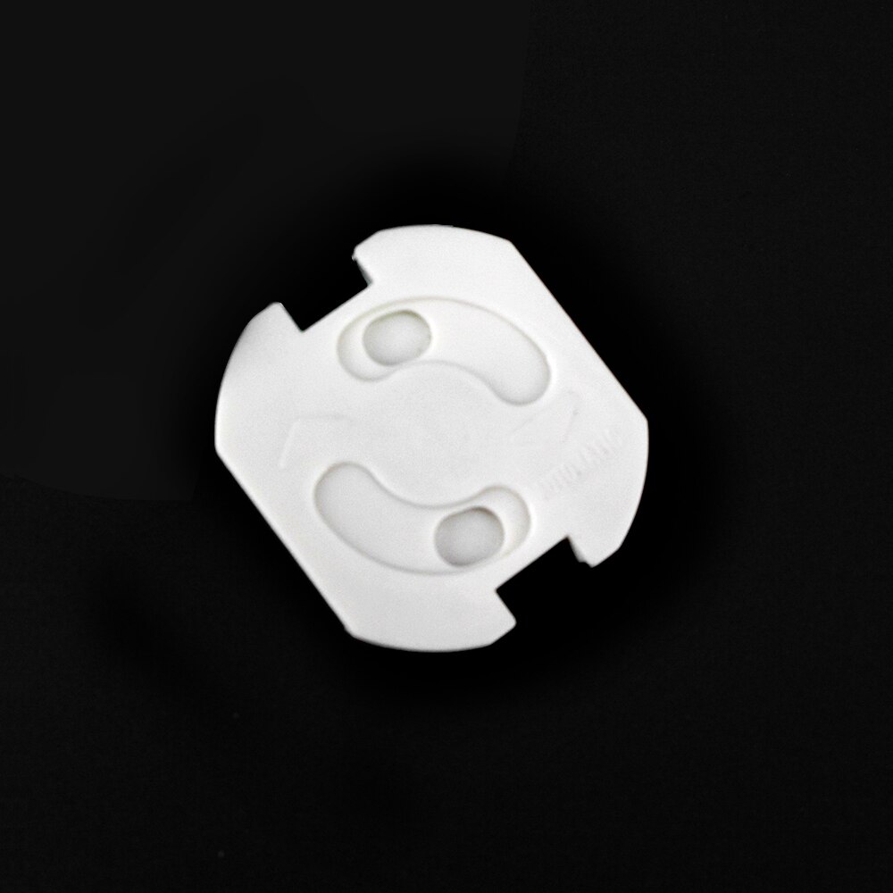 Anpro 10Pcs Electrical Outlet EU Plug Rotated Socket Anti Electric Shock Protector Plug Cover for Child Safety Guard Protection