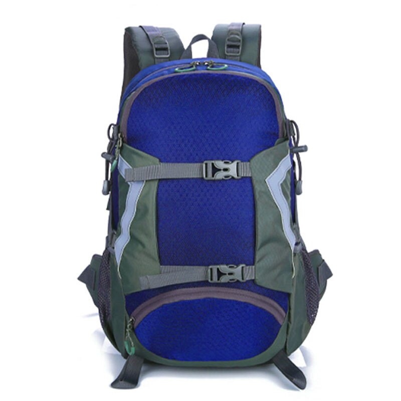 Outdoor Bags Hiking Backpack 30L Waterproof Anti-tear Nylon Bag Men Women Climbing Travel Cycling Sports Backpack: Blue