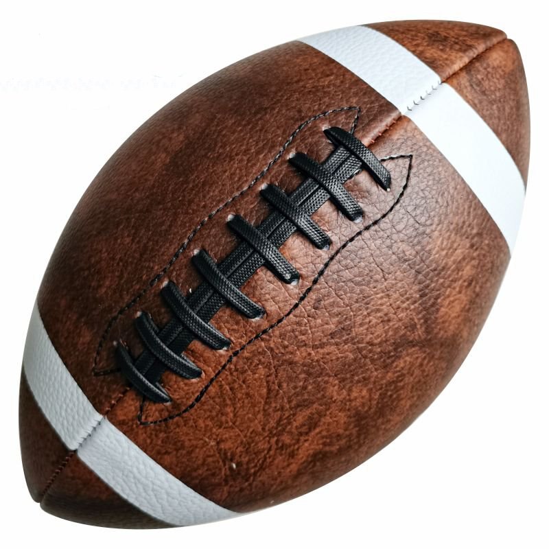 Standardstorlek 9 amerikansk fotboll rugby retro dekoration som används för träningsspel vuxna chlidren