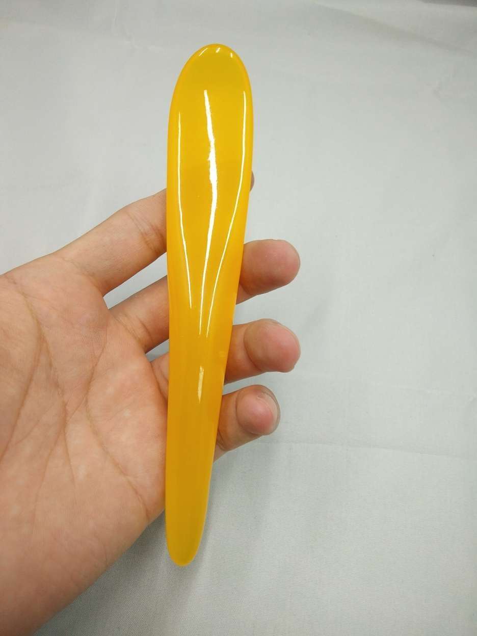 Resin Beeswax Acupuncture Dial Ribs Cosmetic Spoon Eye Point Massage Stick Foot Beauty Shave Body Therapy Care Wax