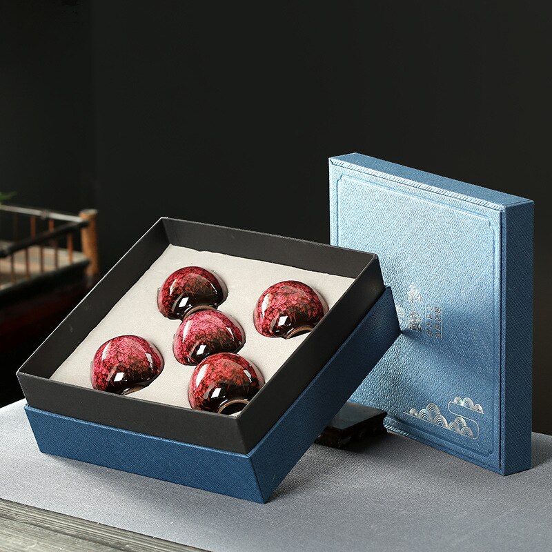 Tea cup, tea set, ceramic tea set, coffee cup, tea set, Arabic coffee cup Chinese Ceramic Tea Cup Retro Japanese: 3