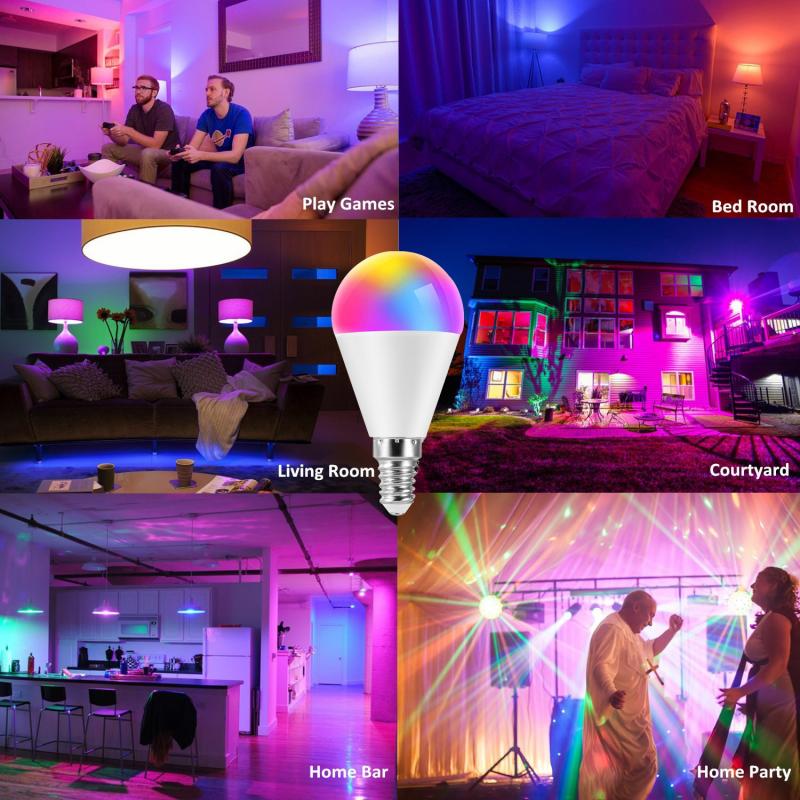 Smart Led Lamp 6W Wifi Rgb Kleur Veranderende Licht Toepassing Controle Alexa/Google Smart Home Verstelbare Lamp
