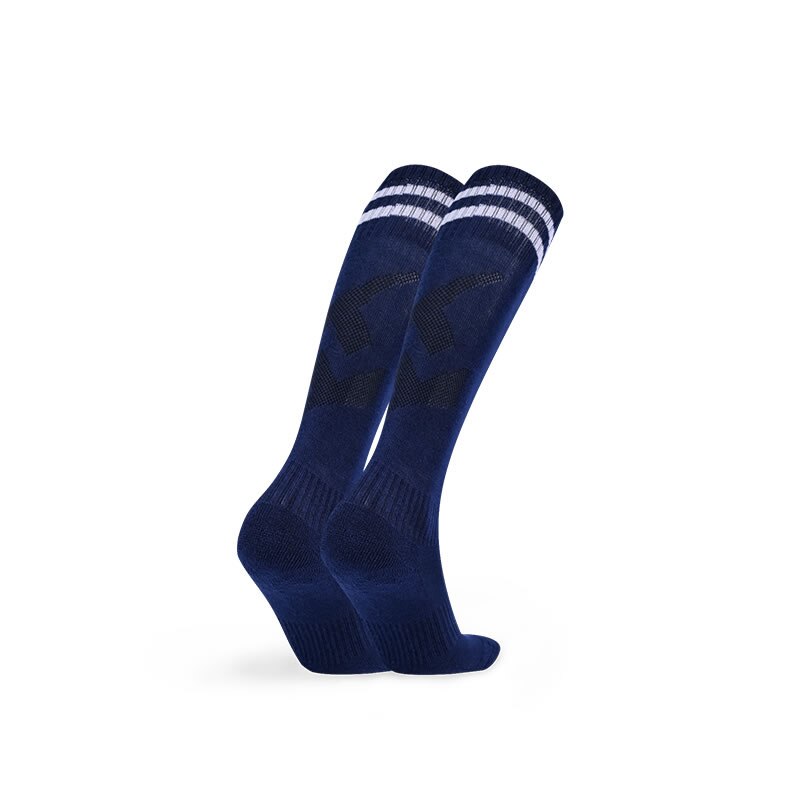 JIANFEI Professionelle Kinder Sport Fußball Socken Anti Slip Fußball Laufen Lange Strumpf Über Knie Gummi Socken: royalblue