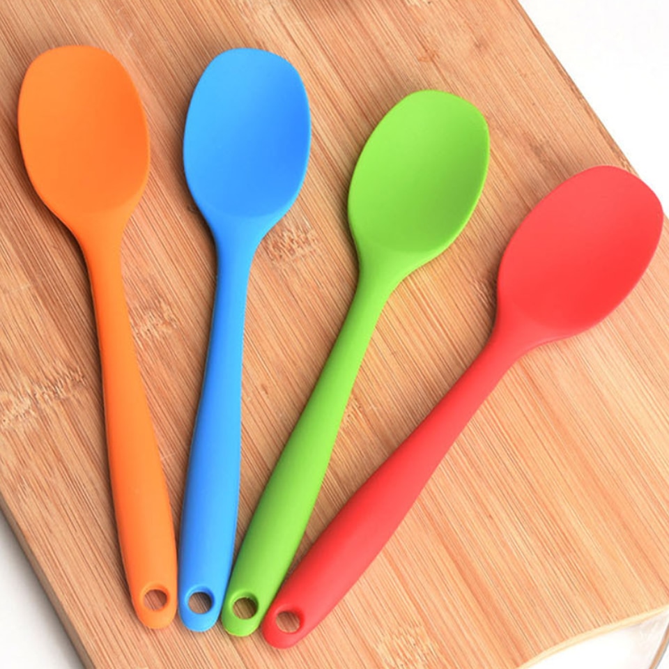 Silikoneske 28cm alt-i-én bageværktøj øse til at beskytte non-stick grydesuppeskalskraber køkkenredskaber