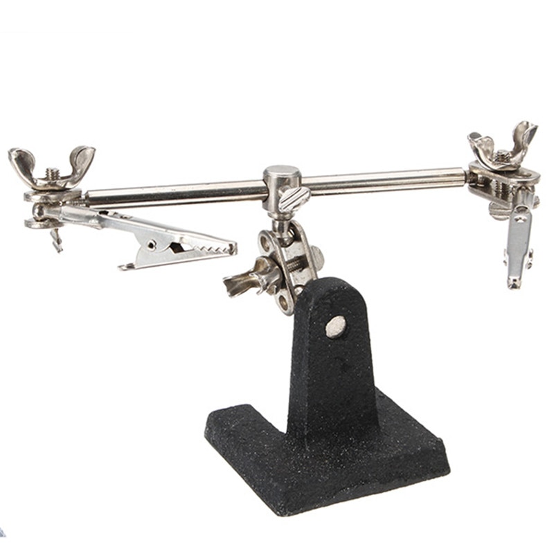 Third Hand Soldering Iron Stand Clamp Helping Hands Clip Tool PCB Holder Electrical Circuits Hobby