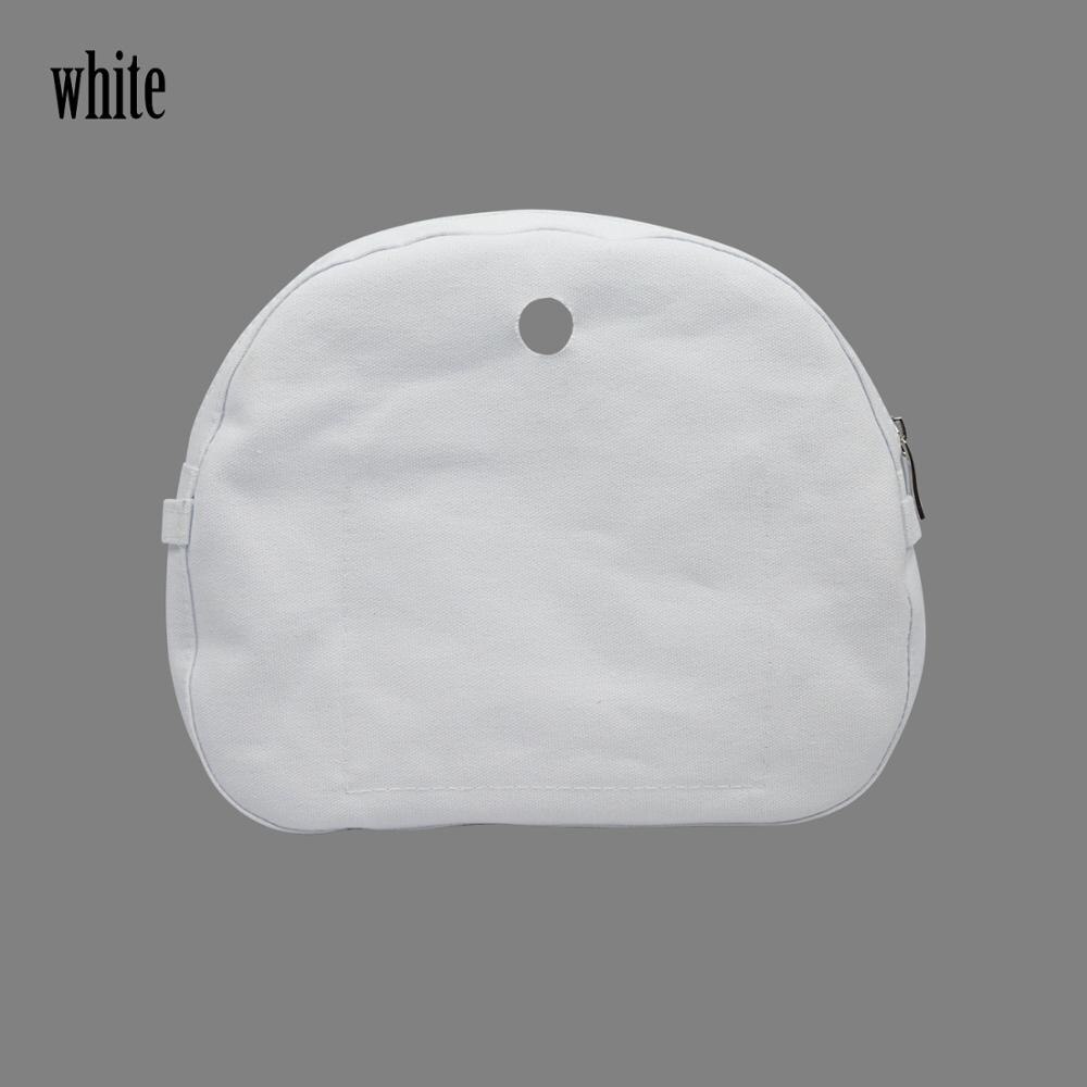 Tanqu lona forro de tecido para omoon luz obag bolso interno cor pura revestimento à prova dwaterproof água inserção organizador para lua bebê o saco: white