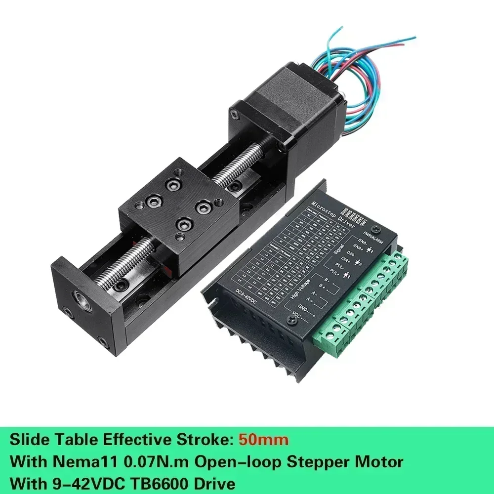 XYZ Axis Motorized Slide Table T-type Linear Guide Rail Stage CNC Mini Sliding Table Motor Drive Kit Electric Linear locking: grey
