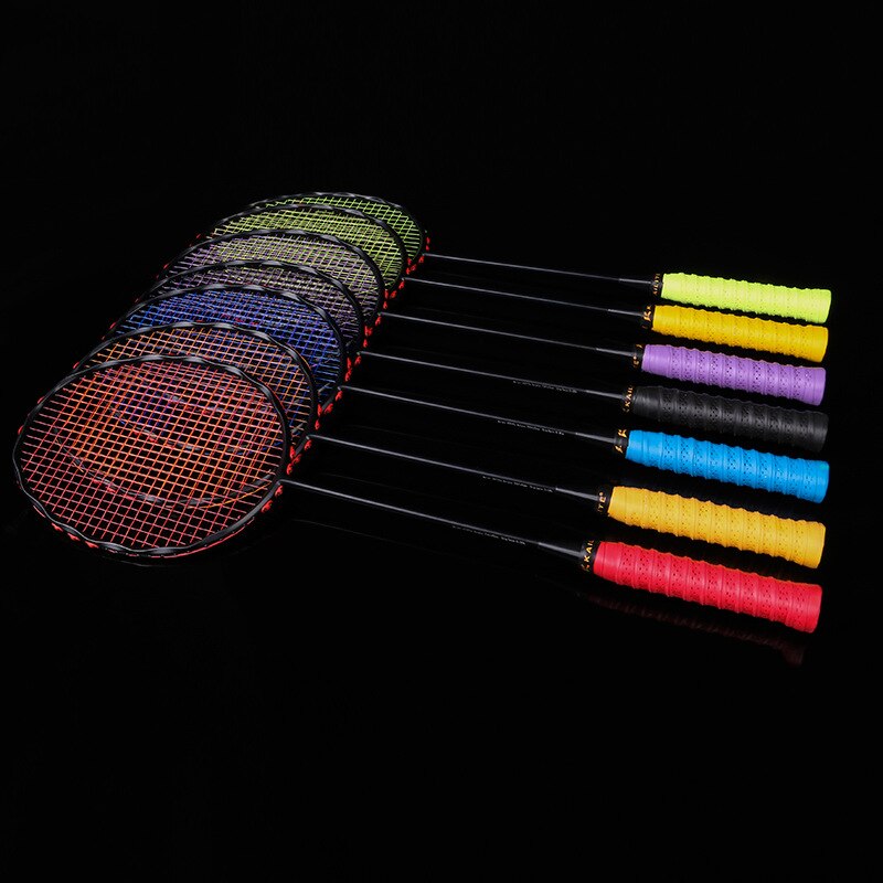 Ultralight 4U Strung Badminton Racket Carbon Badminton Racquet carbon fiber Grips and Wristband