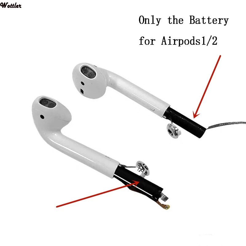 1 stück 30 mah goky 93 mwha 1604 akku für airpods 1st 2nd a1604 a1523 a1722 a2032 a2031 für airpods 1 für airpods 2 ladegerät