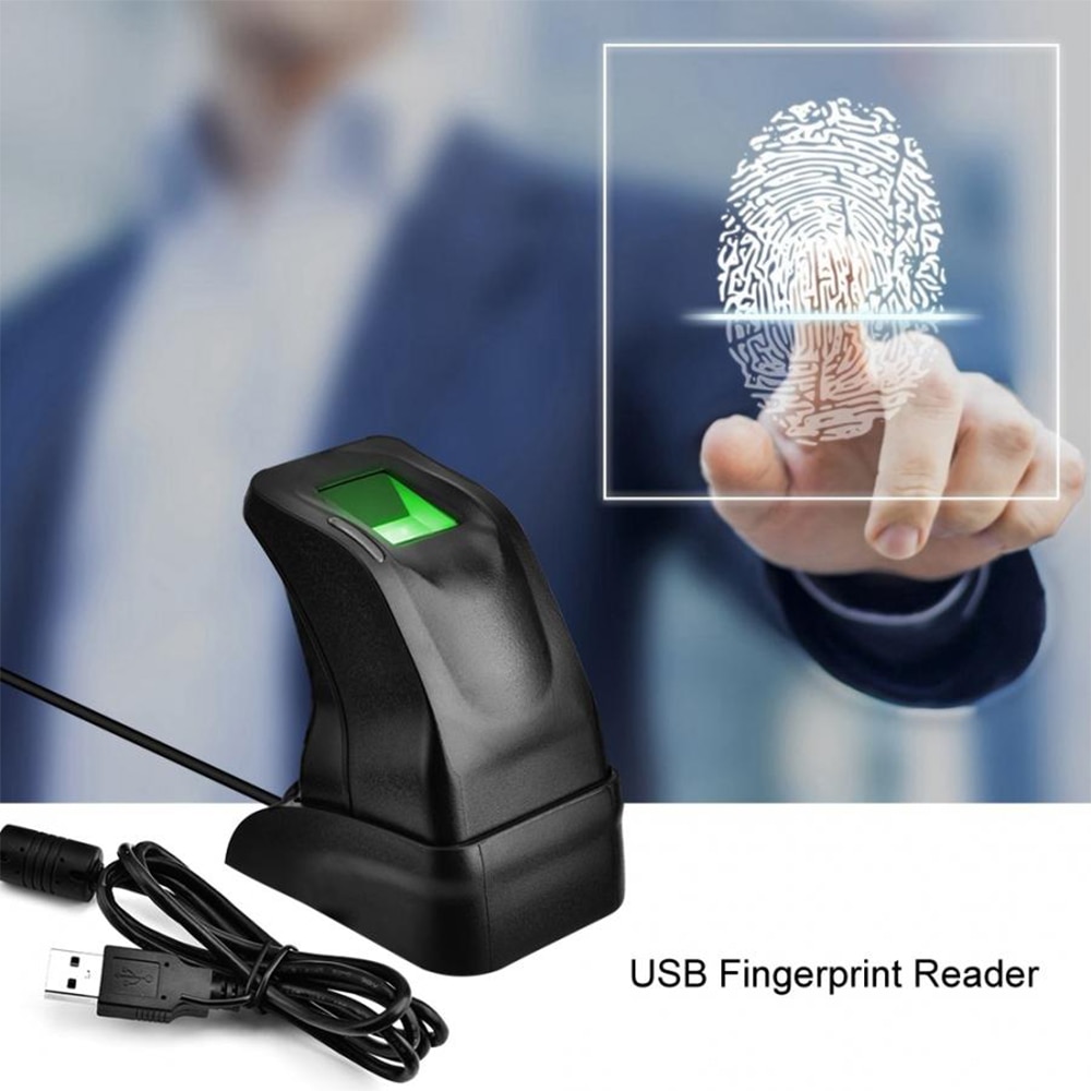 Zk4500 usb fingeraftrykslæser scannersensor fingeraftryk indsamling til computer pc hjemmekontor fingerlæser