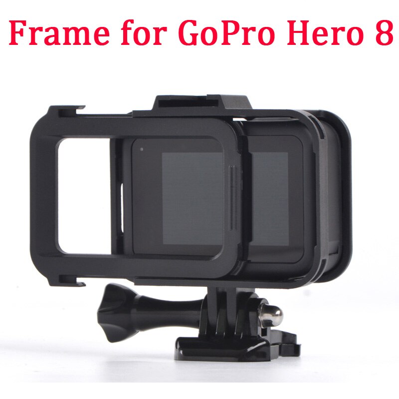 Frame Mount voor GoPro Hero 8 Zwarte Beschermende Shell voor Go Pro HERO8 Actie Camera Accessoires Case