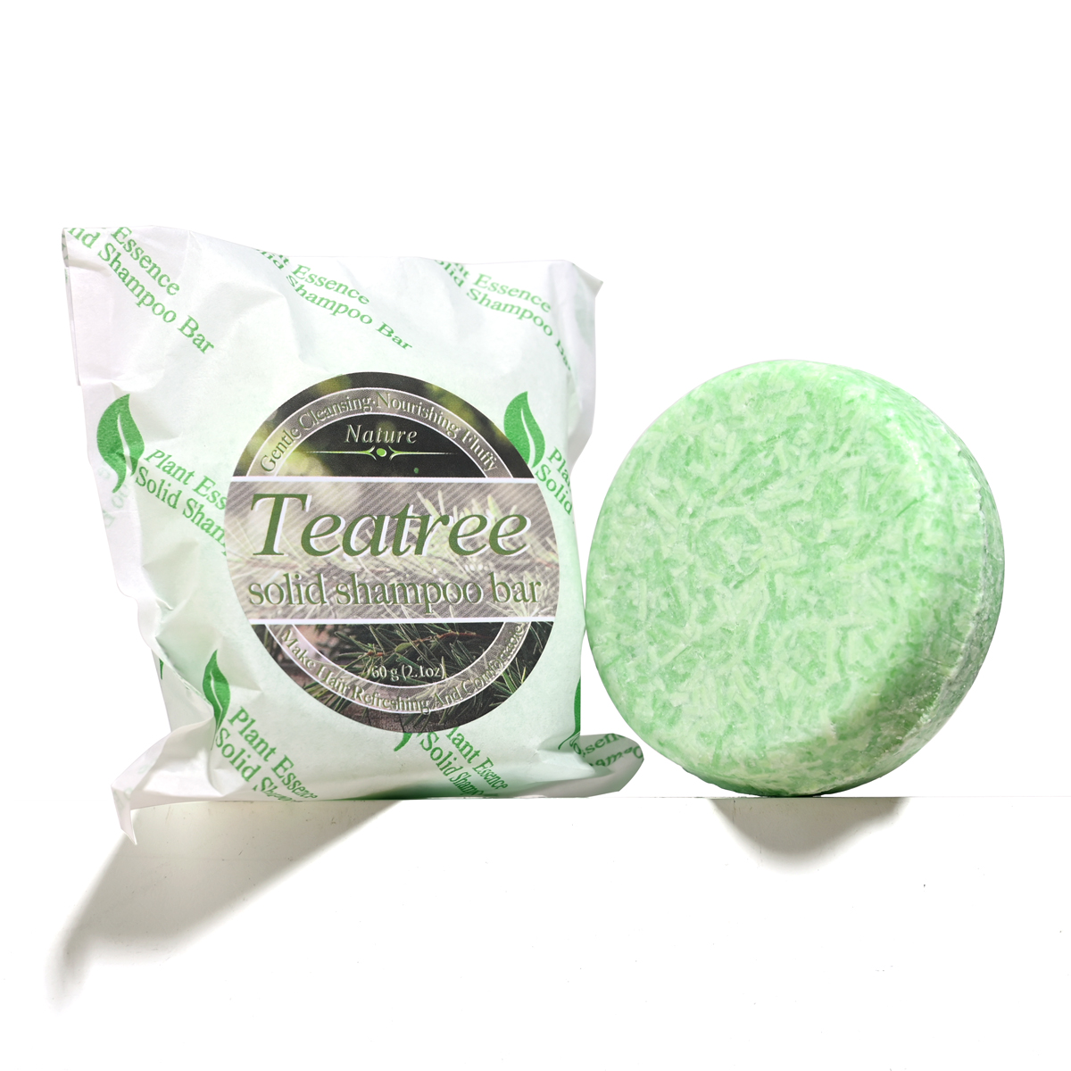 Tea Tree etherische olie shampoozeep voor diepe reiniging en haarverzorging Siliconenvrij en residuvrij handgemaakte etherische oliezeep: Default Title
